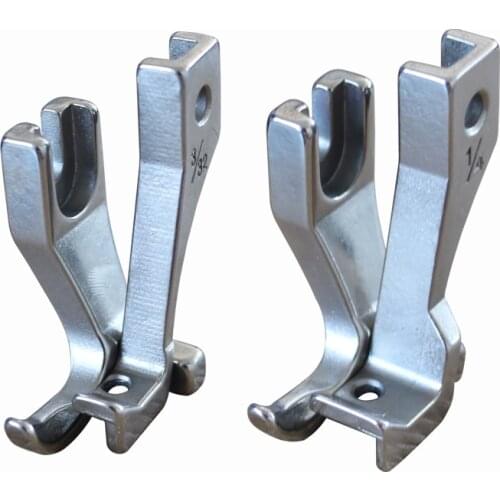 Industrial sewing machine parts DY two synchronous car high and low fixed side presser foot sofa bag flat seam stop line