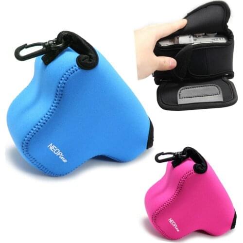Protective Cover Neoprene Soft Inner Bag For Olympus PEN E-PL7 epl7 E-PL8 E-PL9 14-42mm lens Camera Case Pouch with Carabiner