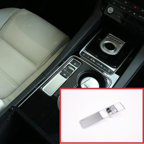 1 Pcs For Jaguar XE F-Pace XF F pace 2016 2017 XFL Car Accessories Interior Electronic Handbrake Trim Stickers