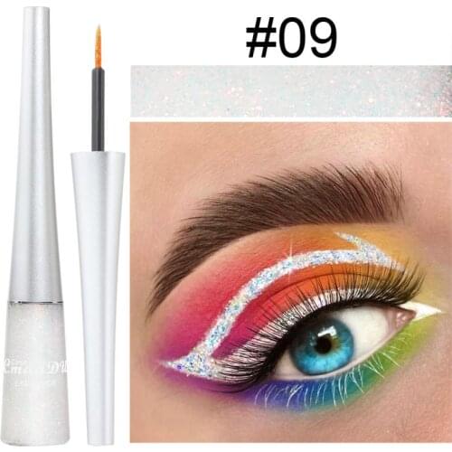 16 Colors Colorful Eyeliner Fashion Multi-color Eyeshadow Multi-functional Cosmetics Burst Waterproof Long-lasting Cosmetic TSLM