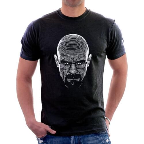 2019 Fashion Short Sleeve 100% Cotton O Neck Tops Free Shipping Breaking Bad Walter White Heisenberg Jesse Tee Shirt