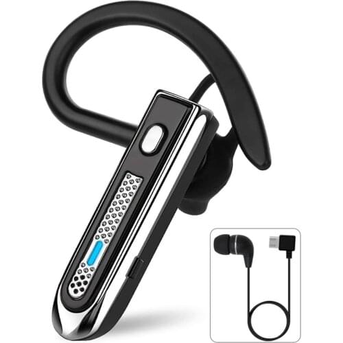 Newest B4 Wireless Headset Bluetooth 5.0 Earphones Adjustable Ear-Hook Handsfree Mini Headsets With Mic For IPhone and Android