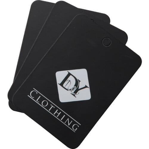 Custom Clothing Price Tags For Gift Price Lists Swing Hang Table Number Cards For Garment Swing Tag Customized Price Tags