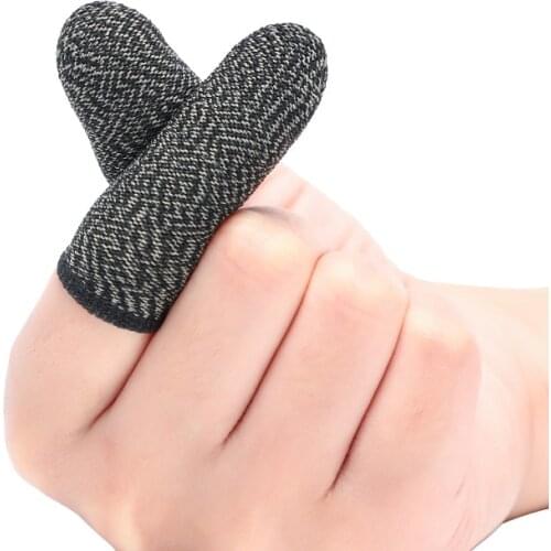 Breathable Game Controller Finger Cover Sweat Proof Finger stall Non-Scratch Sensitive Sleeve Nylon Mobile Touch Screen