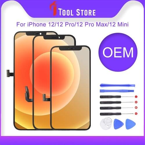 Ori Display Replacement screen For iPhone 12 12 Pro 12 Pro Max 12 Mini LCD Screen OLED Quality Digitizer Assembly No Dead Pixel