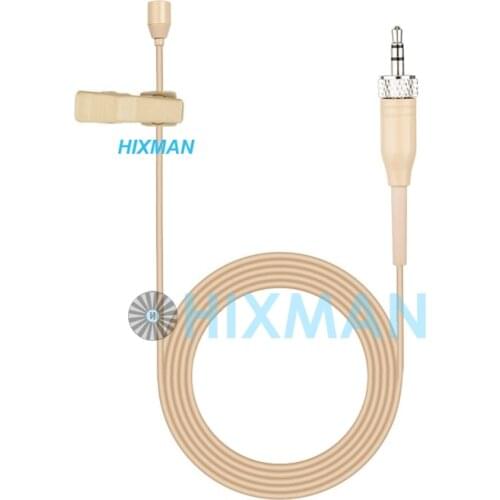 HIXMAN Beige LM2-SO OmniDirectiona Lav Lavalier Lapel Condenser Microphone For SONY WRT 805 UTX-B1/2/03/40 UWP-D wireless System
