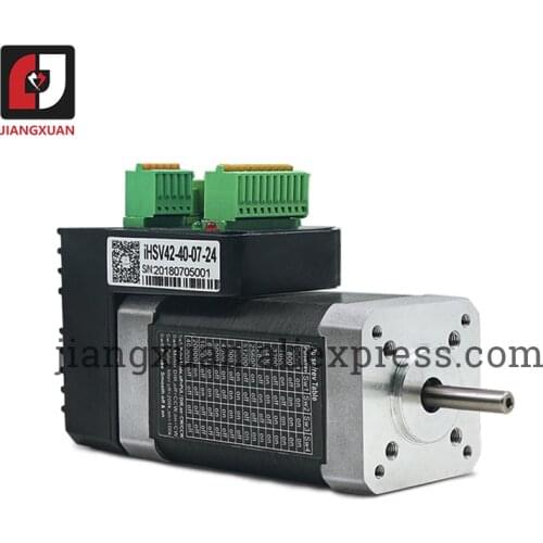 JMC iHSV42-40-07-24 78W NEMA 17 Integrated AC servo motor Shaft 5mm work 24VDC iHSV42-40-05-24