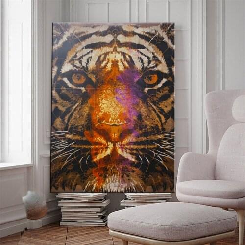 Canvas Painting Animal Wall Art Tiger Posters and Prints Wall Pictures for Living Room Decoration Home Decor Canvas Painting