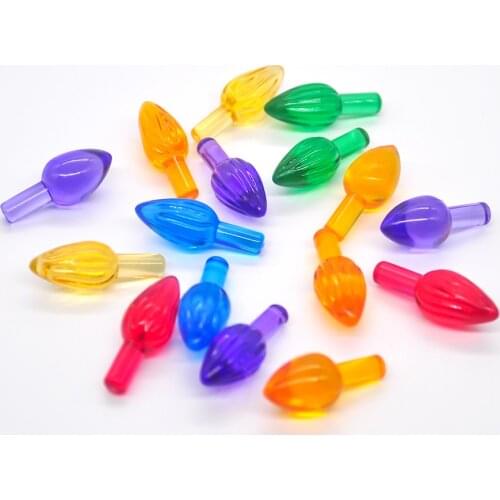 10Pcs Christmas tree decoration bulbs do not emit light DIY beaded accessories pendant wedding home decoration handmade jewelry