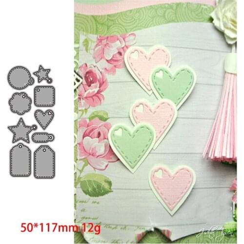 New Design Craft Metal Die Multi-style Small Label Cutting Die Scrapbooking Album DIY Paper Card Embossing Stencils Molds 2021