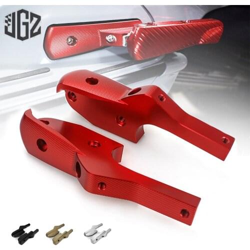 Motorcycle CNC Aluminum Passenger Rear Extension Pedal Foot Peg Shift Bracket for VESPA GTS 125 200 250 300 GTV GTE 2013 - 2021