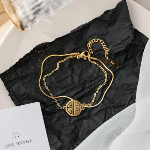 RHYSONG JEWELLERY Golden Bracelets