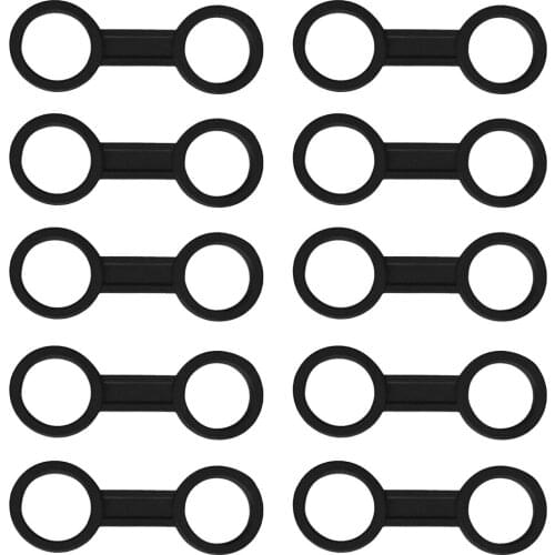 MagiDeal 10pcs Universal 1' Scuba Diving Flexible Silicone Snorkel Keeper Holder Regulator Diving Snorkeling