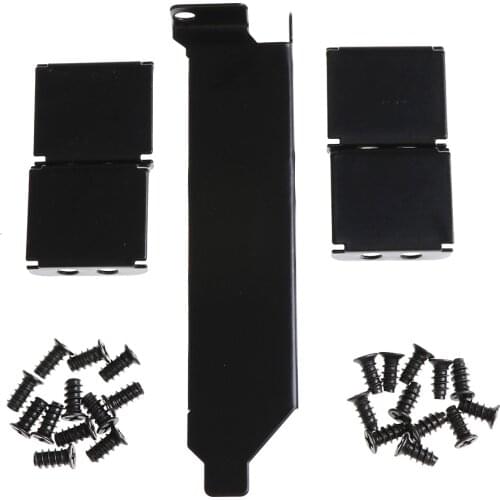 1 Set Dual Fan Mount Rack PCI Slot Bracket For Video Card 8cm/9cm Fan 3 Fans Mount Rack PCI Slot Bracket Fan Connectors