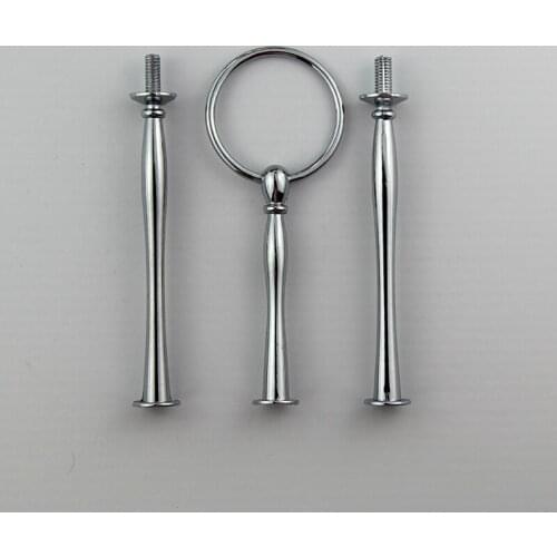 3 Tiers silver silicone Cake tools lace Plate Stand Centre Handle Arc for Wedding Party Tea Shop Room