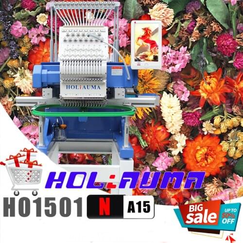 High Speed T-shirt/Cap/Flat computerized embroidery machine