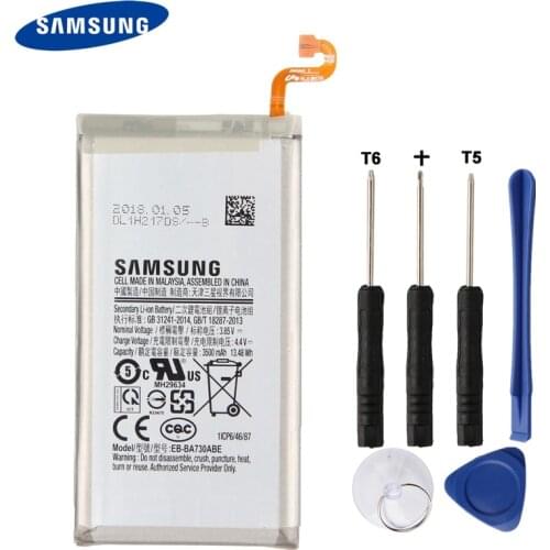 Original Phone Battery EB-BA730ABE For Samsung GALAXY 2018 version A8+ A8 plus SM-A800J SM-A800S EB-BA730ABA Battery 2350mAh