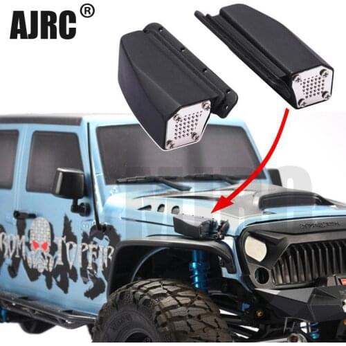 2pcs analog air filter engine air intake 1/10 RC tracked vehicle Traxxas TRX4 Mustang axial Scx10 II 90046 90053 Wrangler KM2