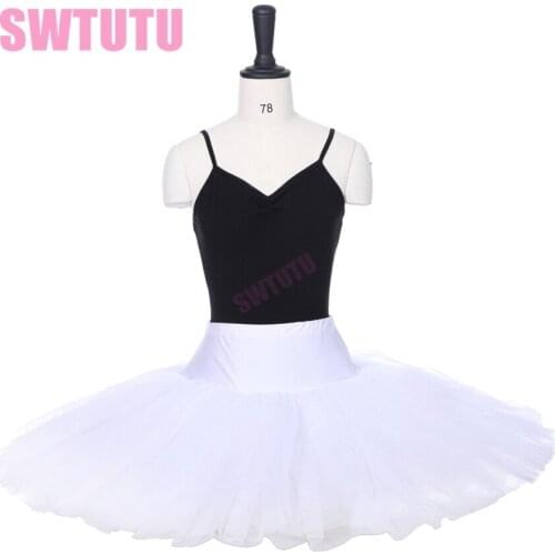 Free shipping white half ballet tutu for girls women pancake tutu ballet costumes BT8923