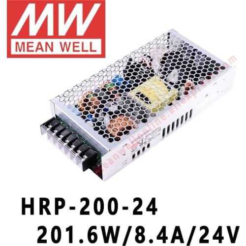 Mean Well HRP-200-24 meanwell 24V/8.4A/201.6W DC Single Output with PFC Function Switching Power Supply online store