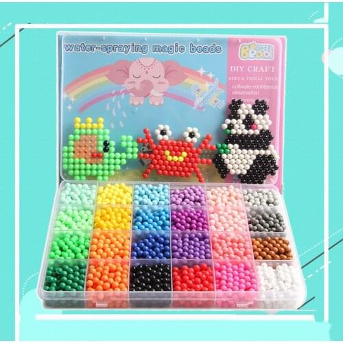 DIY Water spray beads Hand Making 3D diameter 5mm diy toy 3D Beads Puzzle Educational Toys for Children Spell Replenish