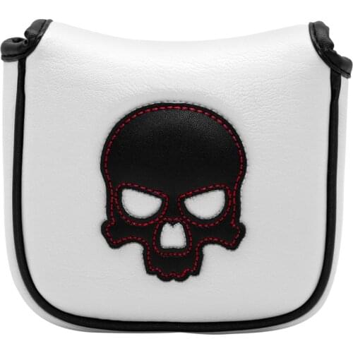 Golf Putter Cover,Golf Club Head Covers for Putter PU Leather Square Mallet Putter Headcover with Magnetic