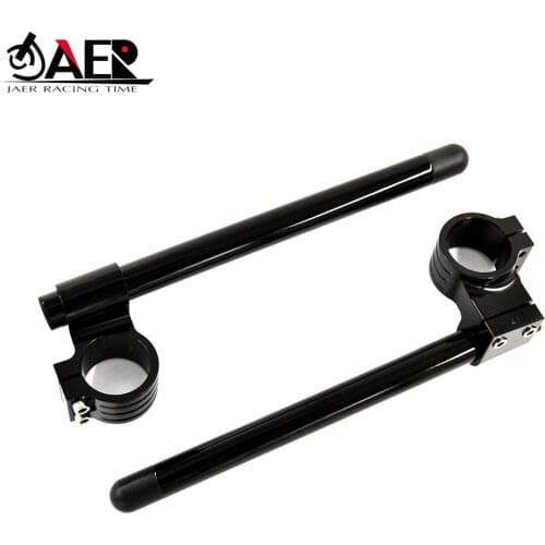 JAER Motorcycle Rised Clip On Ones Riser Clipon Handlebar Fork Handle Bar 33 35 37 41 43 45 46 48 50 51 53 54 mm