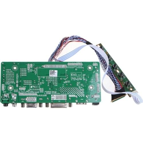 H7JA VGA HDMI-compatible DVI LCD Controller Driver Board for 1600x900 17.3 Inch LP173WD1 LP173WD1 -TLA1 TLN4 WLED LVDS Panel