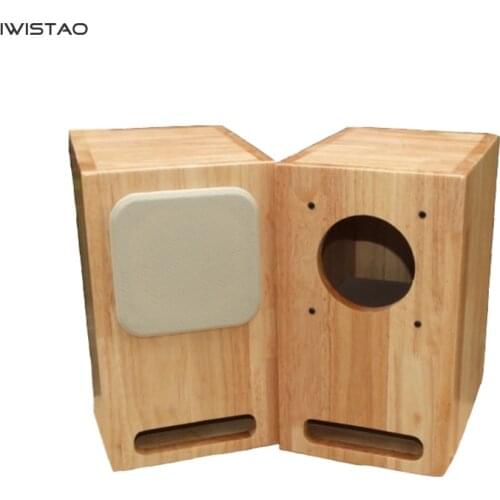 IWISTAO HIFI Labyrinth 4.5 Inch Full Range Empty Speaker Cabinet Solid Wood/Poplar Plywood Thickness Board
