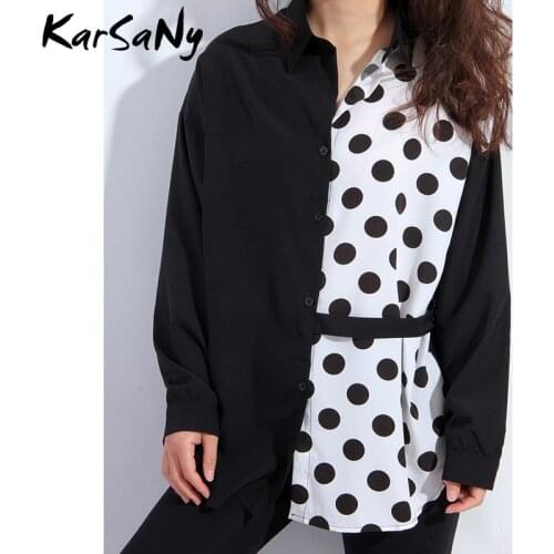 Блузки в горошек KarSaNy China At AliExpress