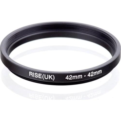 RISE(UK) 42mm-42mm 42-42 mm 42 to 42 Extend ring Ring Filter Adapter black