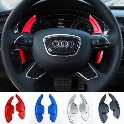 For Audi A1 A3 S3 8V A4 S4 B8 A5 S5 A6 S6 C7 A7 A8 Q3 Q5 Q7 SQ5 Avant Sline Allroad Quattro Car Steering Wheel Shift DSG Paddles