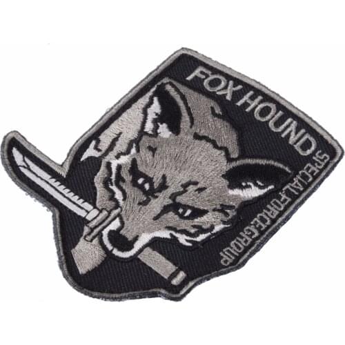 METAL GEAR SOLID MGS FOX HOUND SPECIAL FORCE GROUP VELVRO PATCH