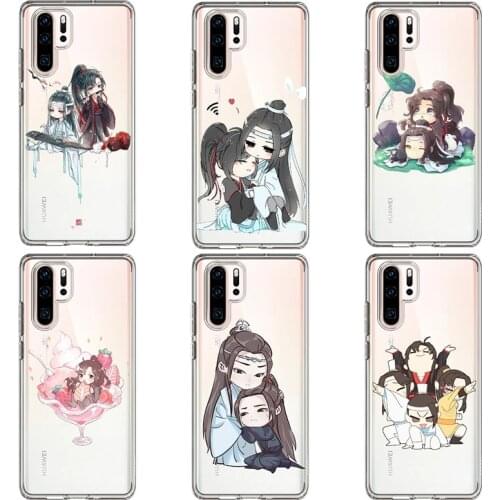 Mo Dao Zu Shi Cartoon Cute Women Phone Case For Huawei Mate 10 20 30 P10 P20 P30 Lite Plus Clear Cover China