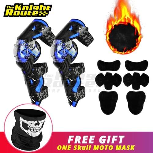 Man Motocross Knee Pads Motorcycle Protection Body Armor Motorbike Protection Safety Gears Moto Knee Pads With Removable Liner
