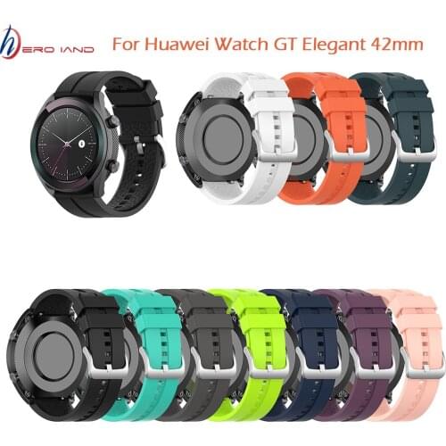 New Silicone Wrist Strap for Huawei Watch GT Active/Elegant Band Strap for Huawei Honor Magic Smart Watch Bracelet band #27July