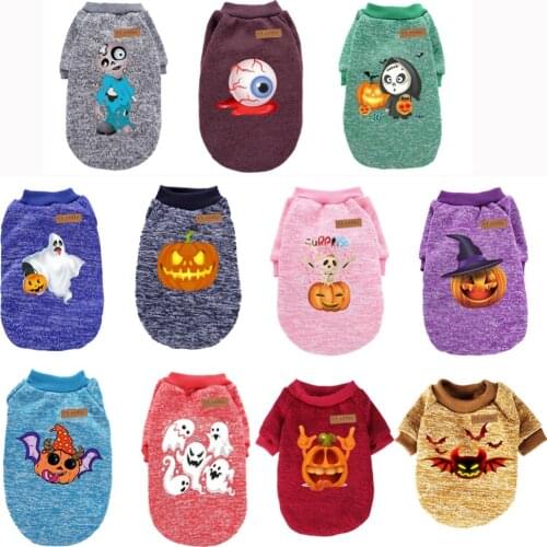 Pet Halloween Christmas Dog Clothes Winter Warm Pet Dog Hoodie For Small Medium Dogs Pet Chihuahua Puppy Sweatshirt Costumes