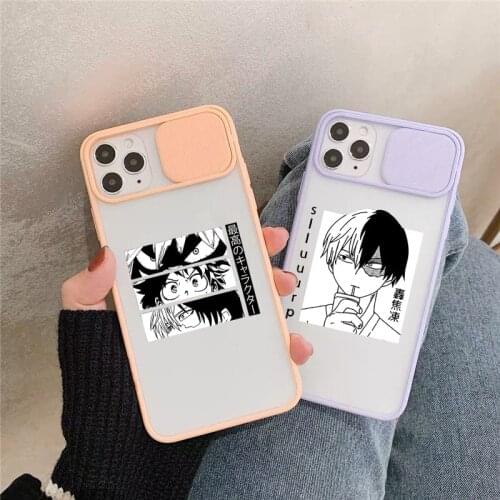 My Hero Academia Midoriya Clear Phone Case For iPhone 12 11 Pro Max X XS XR SE20 7 8Plus Japan Anime Shockproof Cover Hard Shell
