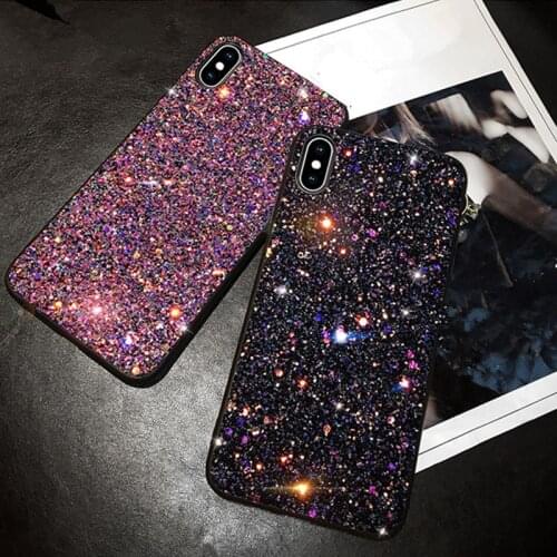 Gradient Glitter Soft Phone Case For OPPO A9 2020 A5 A9 F11 Pro F9 A7X Realme 5 Pro A8 A31 A52 A92 Clear cover Jelly case
