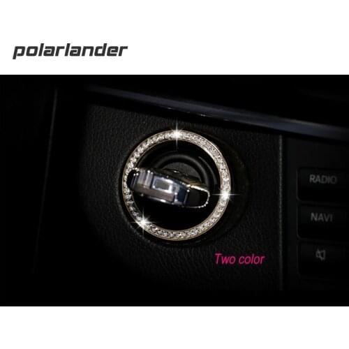 Ignition start circle dedicated to the Me-rcedes-Be/nz interior refit E260 glk300 c200 GLA cls empty plug-in keychain