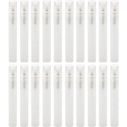 50Pcs / Lot 5Ml Empty Transparent Plastic Spray Bottle Makeup Perfume Atomizer Refillable Bottle