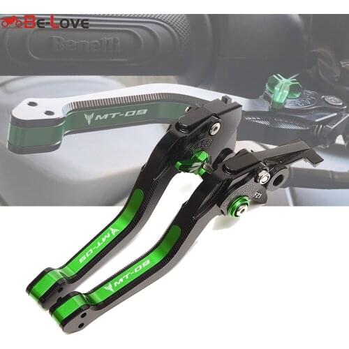Newest Brake Clutch Levers For YAMAHA FZ09 MT09 2014-2018 FJ09 MT-09/Tracer LOGO Motorcycle Accessories Handles Lever MT 07 09