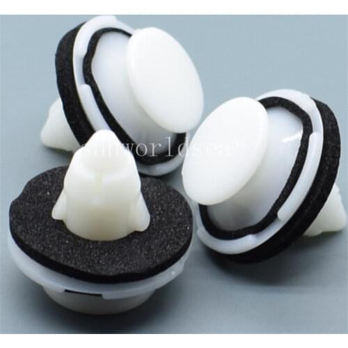 Shhworldsea 100PCS Push-Type Retainer For Honda Plastic Clips For Car Body Auto Clip Fastener Automotive Retainer Clips