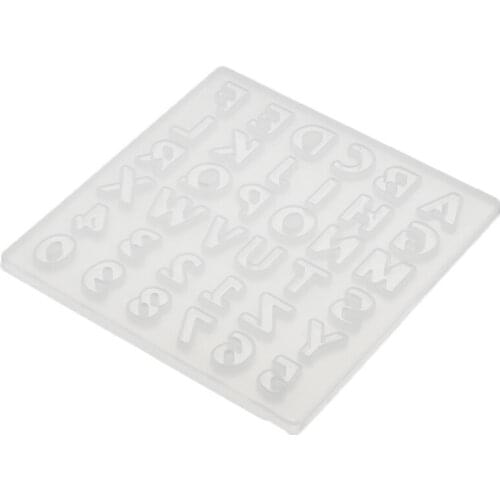 Letter Silicone Mold Capital Letter A To Z Soft Mold Epoxy UV Resin Mold DIY Jewelry Making Accessories Supplies