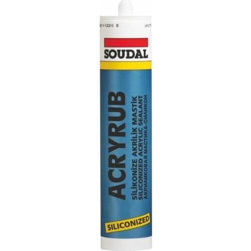 Soudal Acryrub Silicone Sealant 500 gr
