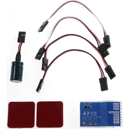 A3 V2 flight controller stabilizer 4 flight modes for RC airplane Airplane RC Metal gift accessory for RC lovers