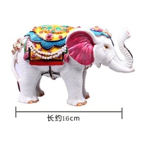 Taiwan chiao toe pottery jewelry elephant wedding gift living room Elephant ceramics moved decoration Home Furnishing