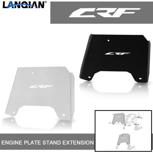 For HONDA CRF1100L AFRICA TWIN ADVENTURE ADV SPORTS 2019 2020 2021 Motorcycle Engine Guard Skid Plate Center stand Extension
