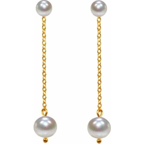 Natural freshwater pearls earrings for women 14K filled gold earrings genuine pearl earrings drop earrings jewelry earrings