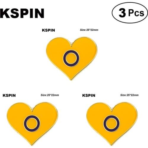 Intersex Pride Badge Lapel Pin Brooches Pins Flag badge Brooch Badges
